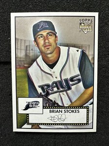BRIAN STOKES #81 2007 Topps '52 Rookies QTY Tampa Bay Devil Rays