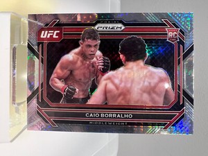 2023 Panini UFC Prizm CAIO BORRALHO - Silver PRIZM - Rookie Card