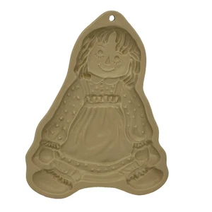 BOLSO MARRÓN Molde Arte Galleta RAGGEDY ANN 1985 De Colección - Imagen 1 de 3