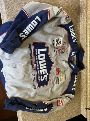 CLEAN Jimmy Johnson 48 Coat Jacket XL Mens Nascar Racing Champions Apparel Lowes Cover