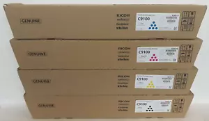 Toner RICOH C9100 CYMK 828314 828315 828316 828317 f. PRO C9100 C9110 - Photo 1/4