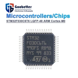 STM32F030C6T6 LQFP-48 ARM Cortex-M0 32-Bit IC Embedded Processor Microcontroller - Picture 1 of 5