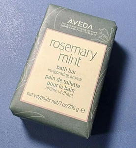 Aveda Rosemary Bath Bar 7 oz/200 g Full Size Invigorating Aroma Exfoliating Soap - Picture 1 of 3