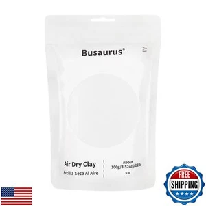 Busaurus - Ultra-Light Air Dry Modeling Magic Clay with Refill Packs, 10 Vibr - Picture 1 of 5