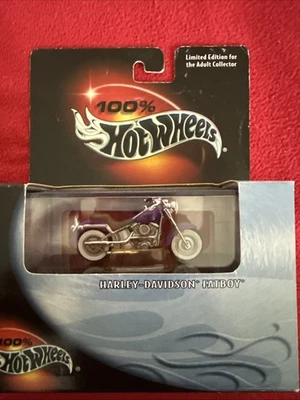 Coche diecast Hot Wheels Harley-Davidson Fat Boy Foto 1 de 4