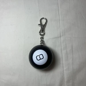 Vintage 90er Mattel Magic 8 Ball kreativer Schlüsselanhänger Fragen stellen Antworten erhalten funktioniert - Bild 1 von 6
