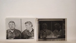 Vintage Black And White Huntington West Virginia Booking Photo And Negative - Bild 1 von 5