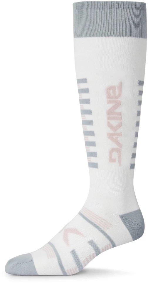 Dakine Women's Thinline Wool Blend Snowboard Socks S/M White / Burnished Lilac - Image 1 of 1