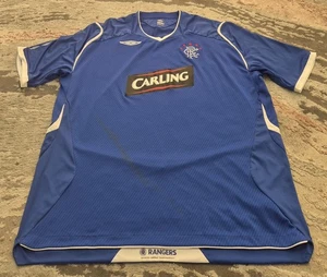 Camiseta de fútbol local de los Glasgow Rangers 2008/2009 Umbro 3XL  - Imagen 1 de 7