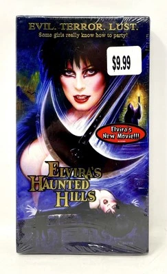 RARE Vintage 2002 Elvira's Haunted Hills VHS Tape Good Times Entertainment! NEW! - Image 1 of 4