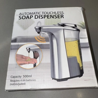 Dispensador Automático de Jabón, Sensor Sin Contacto Dispensador de Jabón de Manos 17oz/500ml, Foto 1 de 4