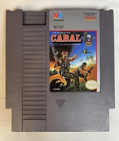 Cabal (Nintendo NES, 1990) Milton Bradley - NTSC-U/C - Authentic & Tested