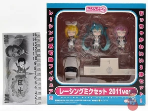 Nendoroid Petit Vocaloid Racing Miku Set 2011 - Good Smile Figure - Miku, Rin, L - Picture 1 of 4