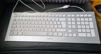 Cherry Strait 3.0 Corded Keyboard Silver JK-03 USB English for Apple Mac - Image 1 of 4