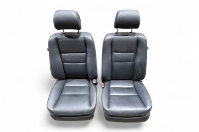 Par de asientos delanteros izquierdo/conductor y derecho/pasajero Acura RL 05-08 negro, E052, OEM, Foto 1 de 4