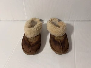 UGG Lined-sheepskin Brown Slipper Women Size 9 - Picture 1 of 8