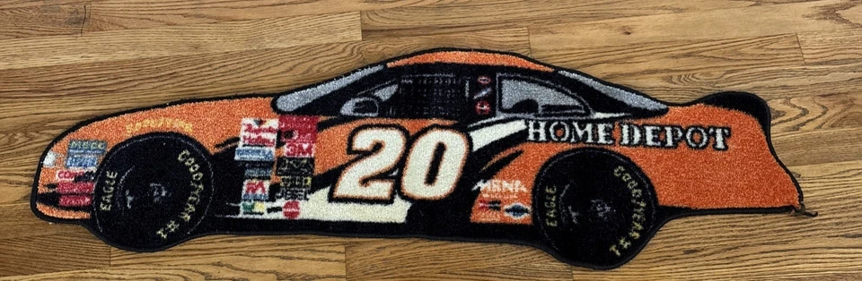Tony Stewart #20 Nascar Home Depot Joe Gibbs alfombra de carreras alfombra 36”x12” Foto 1 de 4