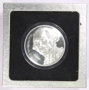 George Washington 1 oz .999 Fine Silver Round W/ Box - Picture 1 of 4