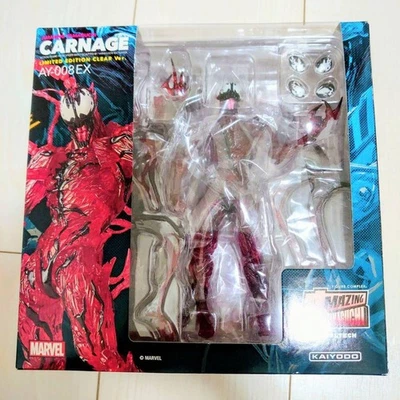 Revoltech Amazing Yamaguchi No.008 Carnage action figure Kaiyodo Marvel - Image 1 of 4