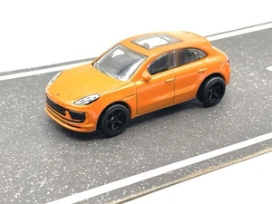 LOOSE Matchbox Porsche Macan (orange) SUPER CUSTOM WHEEL SWAP by AEB - Picture 1 of 5