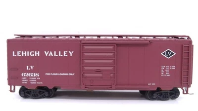 Walthers HO Lehigh Valley LV 62638 PS-1 Single Door Freight Train Box Car w/KD's - Image 1 of 4