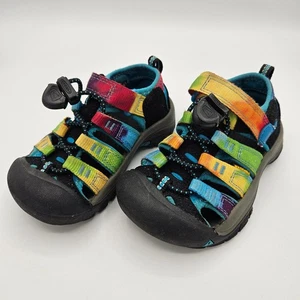 Keen Newport H2 Sandals Rainbow Tie Dye Water Shoe Toddler Size 8 - Picture 1 of 11