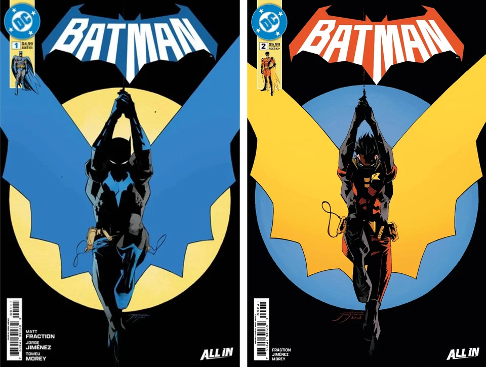 BATMAN #1 & #2 (JORGE JIMENEZ SET)(2025) COMIC BOOKS ~ DC COMICS - Image 1 of 3