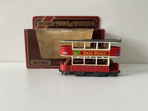 MATCHBOX Models of Yesteryear 1920 Preston Tramcar - Swan Vestas Y15-3 *  - Picture 1 of 9