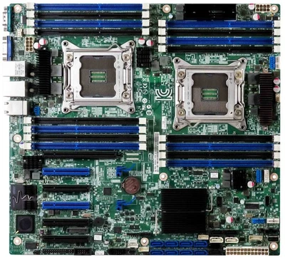 Server Mainboard INTEL E99552-511 Dual Socket LGA2011 16X DDR3 S2600CP - Image 1 of 2