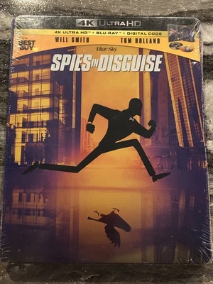 Spies In Disguise 2019 SteelBook 4K UHD HDR Ultra HD Blu-ray New Sealed - Image 1 of 4