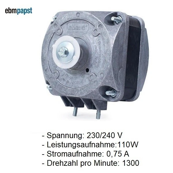 EBMPAPST EBM PAPST Lüftermotor, Kondensator-Ventilatormotor 34 W M4Q045-EF01-01