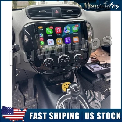 For KIA Soul 2013-2019 9" Android 13.0 Carplay Car Stereo Radio GPS Navi WIFI BT Foto 1 de 4