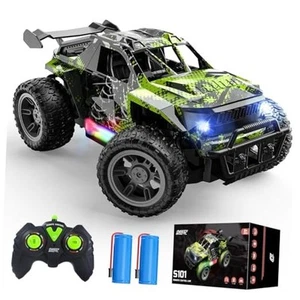 Remote Control Car with LED Colorful Lights, 1:18 RC Truck for Boys, 2.4Ghz - Picture 1 of 7