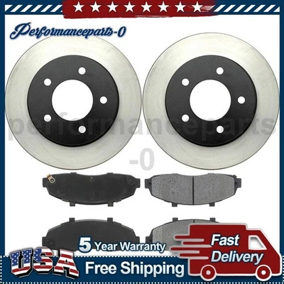 Front Disc Brake Pad Set Disc Brake Rotor for Ford F-150 1997-2003 - Image 1 of 4