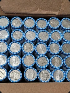 NEW Jefferson Nickel Rolls!!!  Sealed and Unsearched!! OBW Buffalo, Shield, 2024 - Picture 1 of 3