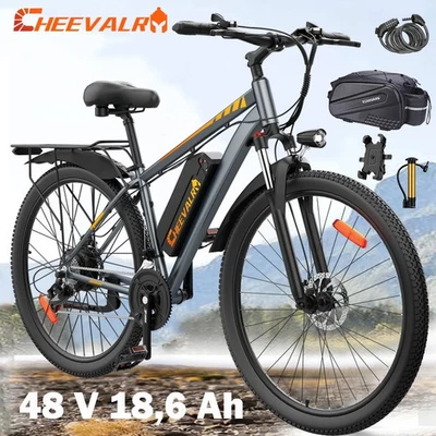 CHEEVALRY 29 Zoll E-Mounrtainbike offroad 1000W Herren E-City bike Elektrofahrrad 50kmh