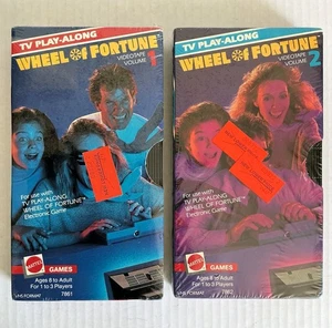 Wheel of Fortune VHS TV Play Along Volumes 1 & 2 For Use With Electronic Game - Bild 1 von 3
