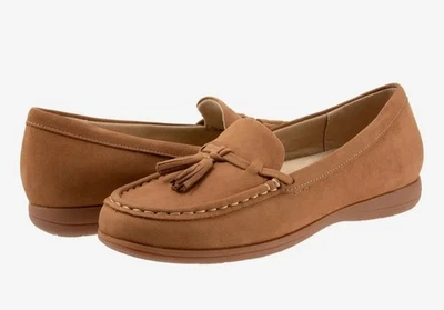 Мокасины женские Trotters Dawson желтовато-коричневые нубук размер 8 - Изображение 1 из 4