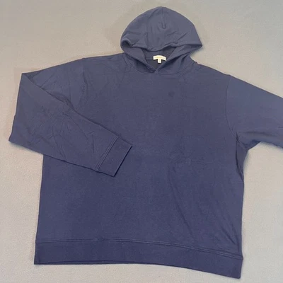 Pulôver moletom Peter Millar masculino tamanho 2XL azul marinho algodão modal meia-noite - Imagem 1 de 4