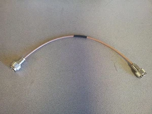 15" THERMAX RGS-142 MIL-DTL-17H 12814 RF Cable, N- Male UG 536 C/U Connectors - Foto 1 di 3
