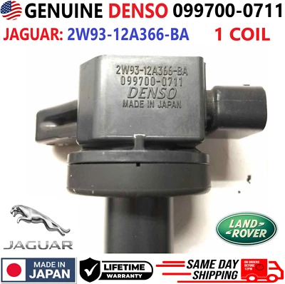 GENUINE DENSO x1 Ignition Coil For 2003-2010 Jaguar & Land Rover, 2W93-12A366-BA - Image 1 of 4