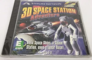 3D Space Station Adventure PC CD Sterling Ent. 2001 Ages 5-12 Factory Sealed - Picture 1 of 3