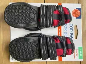 Top Paw dog boots booties Large New In Package, Adjustable Straps, Reflective - Picture 1 of 2