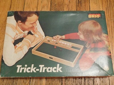 Vintage BRIO Trick Track Dice Board Game with Box - Sweden - 18360 - Image 1 of 3