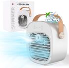 Port Air Cooler, Mini Personal Air Condi,2 in1 Small Evapora Coolers with Handle