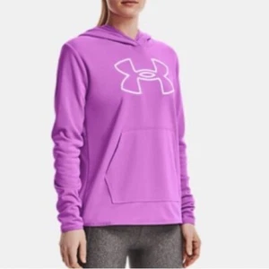 Under Armour Loose Fit Embroidered Symbol NWT Hooded Pull-Over Fleece size XL - Picture 1 of 12