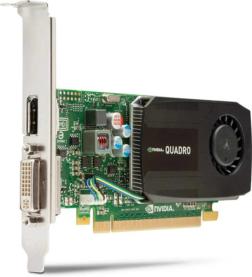 NVIDIA Quadro 600 1GB DDR3 DVI DisplayPort scheda video grafica pci-e express pc - Immagine 1 di 3