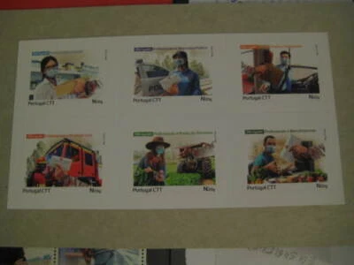 2021 Portugal Adhesive Booklet on Thanking Transport Professionals - Ltd Edn - Image 1 of 4