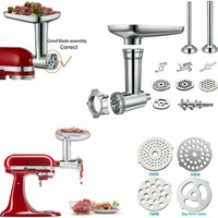 Kitchen Food Meat Grinder Sausage Stuffer Attachment For KitchenAid Stand Mixer