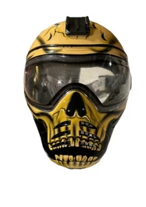 Save Phace Gold Black Paintball Skull Mask No. D555.290 - Picture 1 of 6